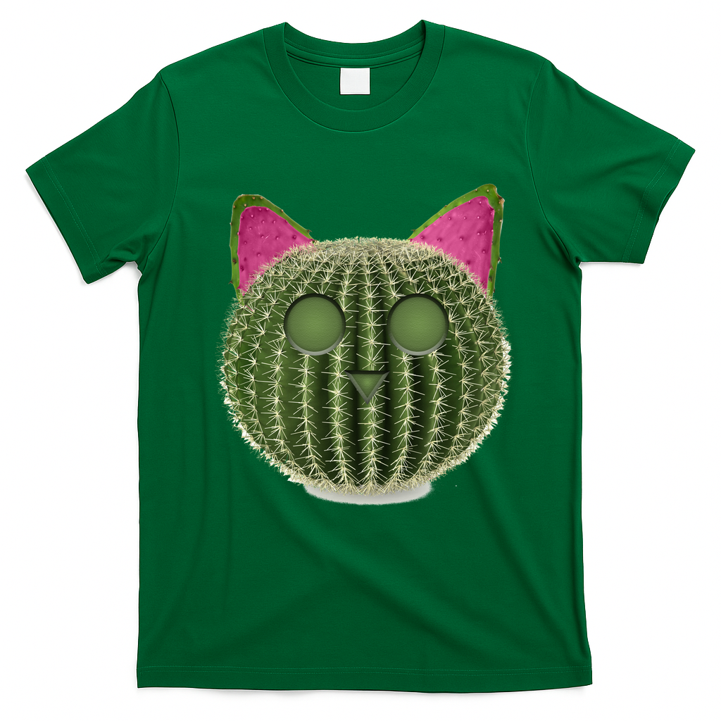 Watermelon Cactus Cat Catcus T-Shirt