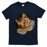 Watercolor Cat Illustration T-Shirt