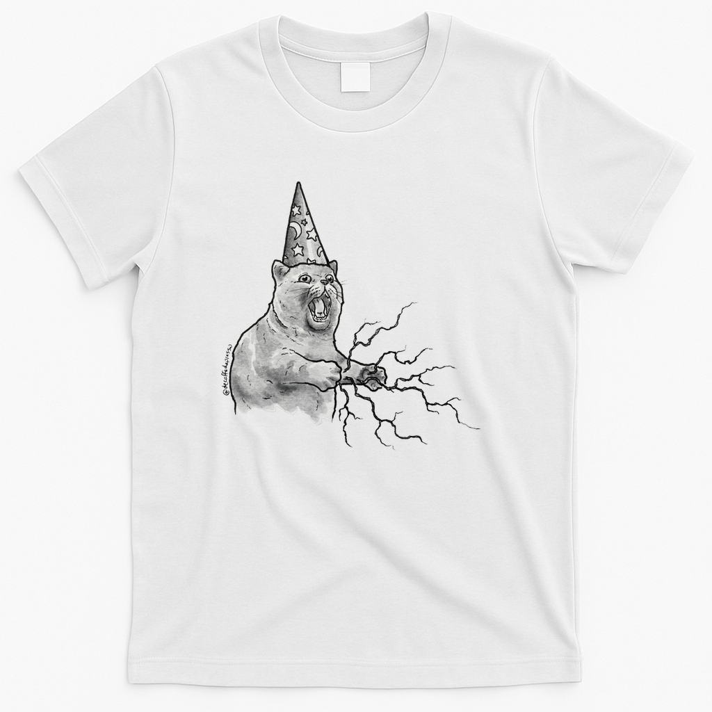 Wizard cat - White