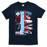 Woodward Cruisin' M1 Avenue 2026 Vintage Car Festival Collection T-Shirt - Navy Blue