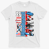 Woodward Cruisin' M1 Avenue 2026 Vintage Car Festival Collection T-Shirt - White
