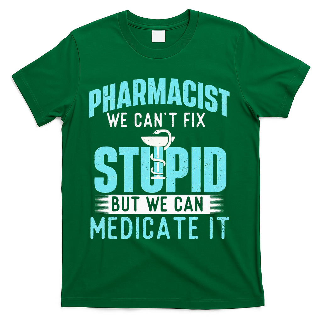 We Can Medicate It Pharmacist Pharmacy Technician Medicine T-Shirt - Green