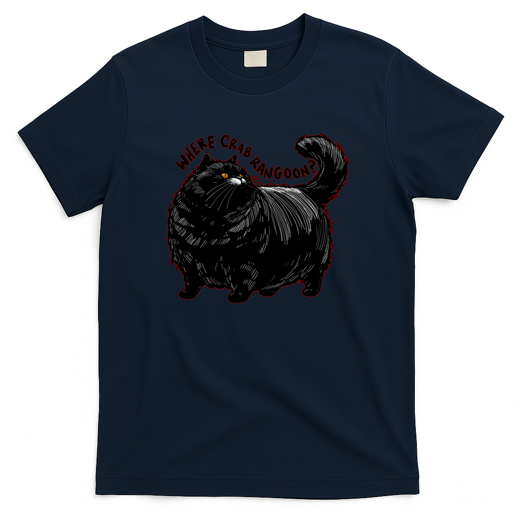 Where Crab Rangoon Cat - Navy