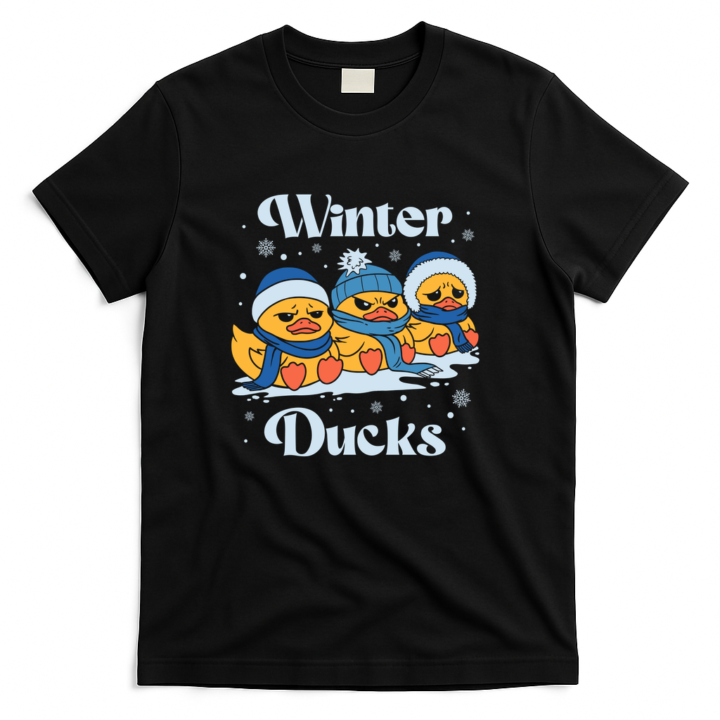 Winter Ducks - Black