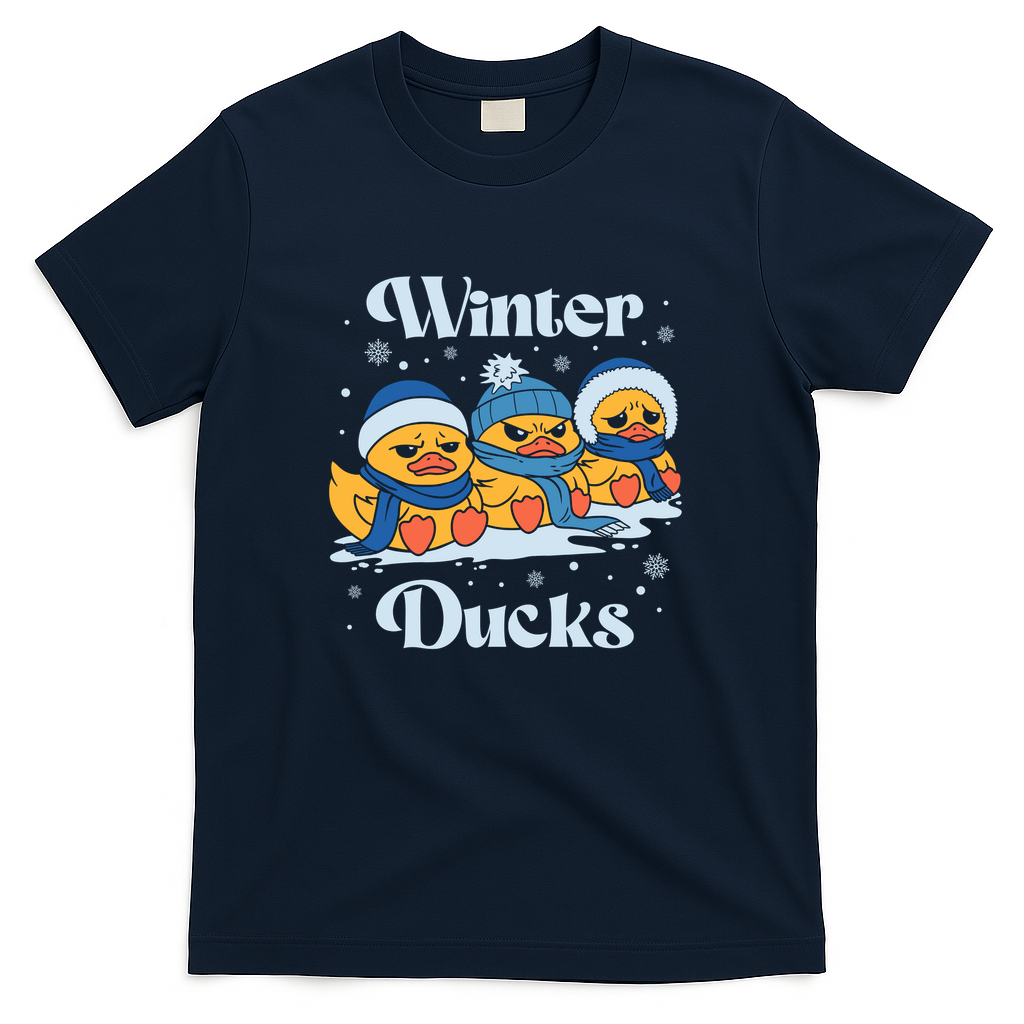 Winter Ducks - Navy