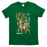 Winter Deer Magic - Green