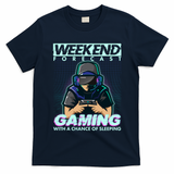 Weekend Forecast Gaming With A Chance Of Sleeping T-Shirt
