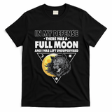 Werewolf Full Moon Werewolf T-Shirt - Black
