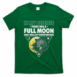 Werewolf Full Moon Werewolf T-Shirt - Irish Green