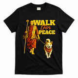 Walk For Peace Walking Monks And Aloka Dog T-Shirt