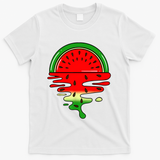Watermelon Fruit Summer Sunset T-Shirt - White