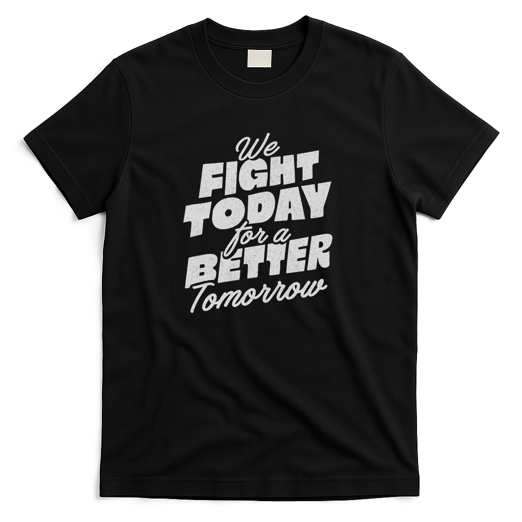 We Fight Today For a Better Tomorrow - Black