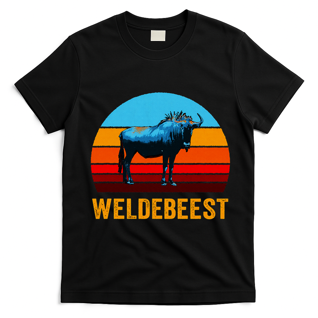 Weldebeest Funny Welder Wildebeest T-Shirt - Black