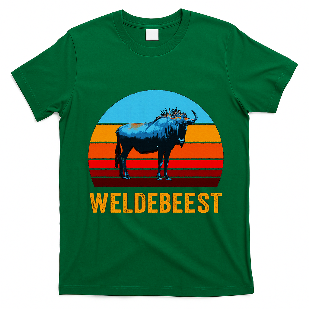 Weldebeest Funny Welder Wildebeest T-Shirt - Irish Green