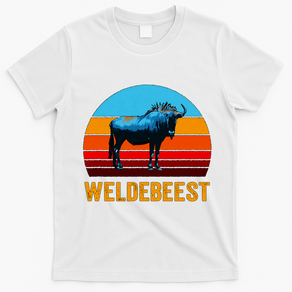 Weldebeest Funny Welder Wildebeest T-Shirt - White