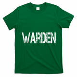 Warden Halloween Costume Game Fish Prison T-Shirt - Irish Green