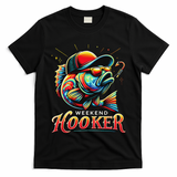 Weekend Hookerr Funny Fish Dad Love Fishing Father's Day T-Shirt