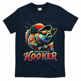 Weekend Hookerr Funny Fish Dad Love Fishing Father's Day T-Shirt