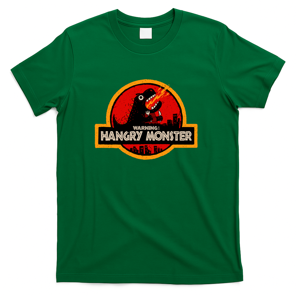 Warning Hangry Monster - Green