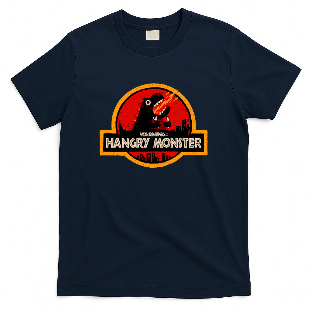 Warning Hangry Monster - Navy