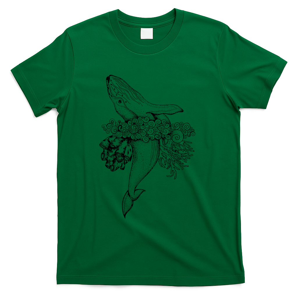 Whale in a tutu - Green