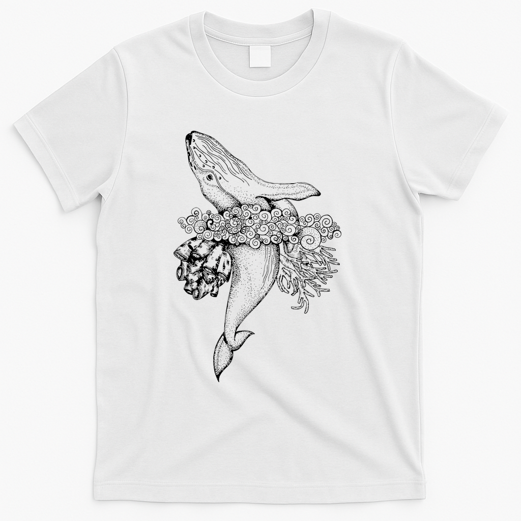 Whale in a tutu - White