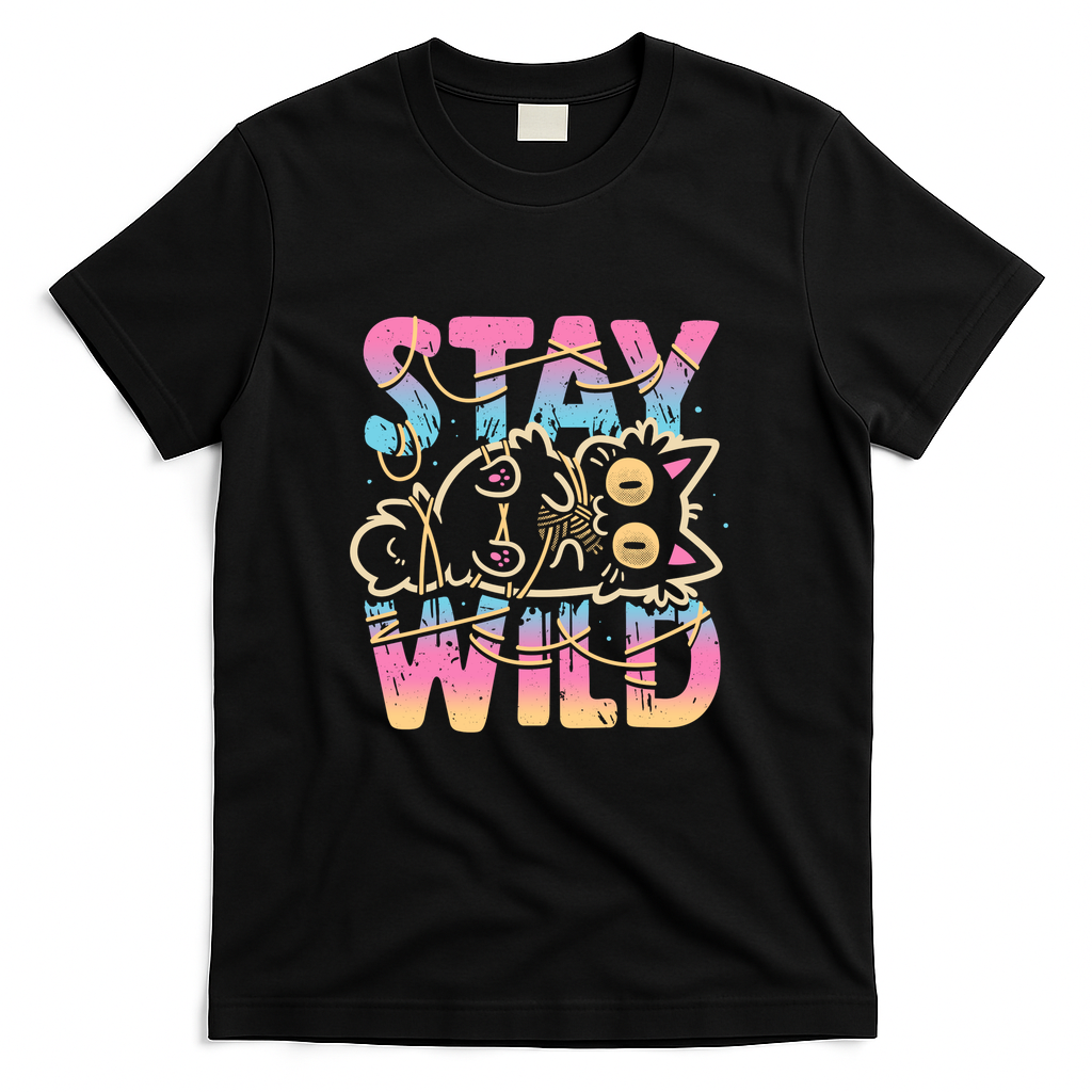 Wrapped in Chaos – Stay Wild - Black