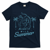 Wild Summer T-Shirt - Navy