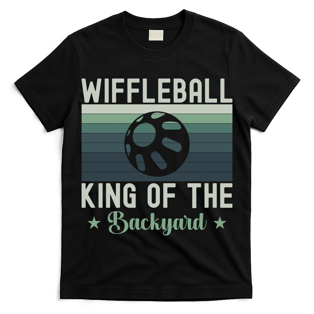 Wiffleball King Of The Backyard T-Shirt