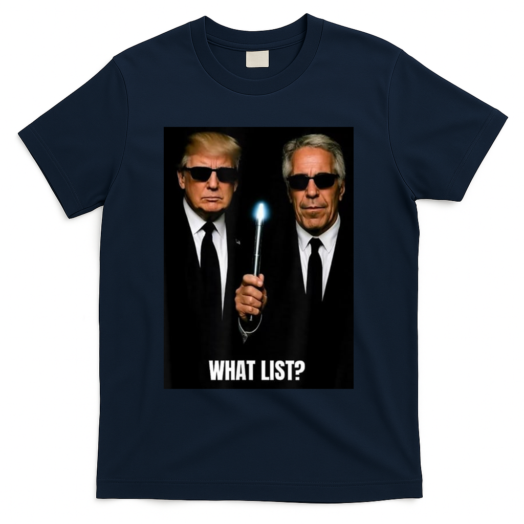 What List Funny Trump T-Shirt - Navy