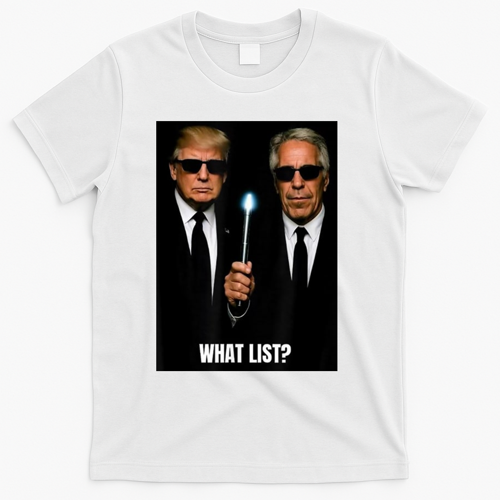 What List Funny Trump T-Shirt - White