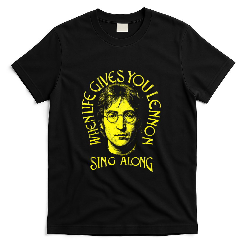 When Life Give You Lennon, Sing Along - Black