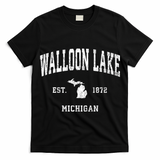 Walloon Lake Michigan Mi Vintage Athletic Sports T-Shirt