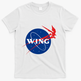 Wing Mecha Aeronautics And Colony Administration  T-Shirt - White