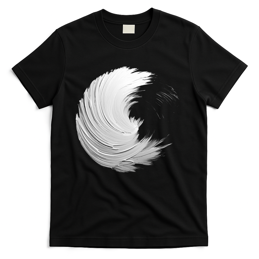 white on black - Black