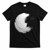 white on black - Black