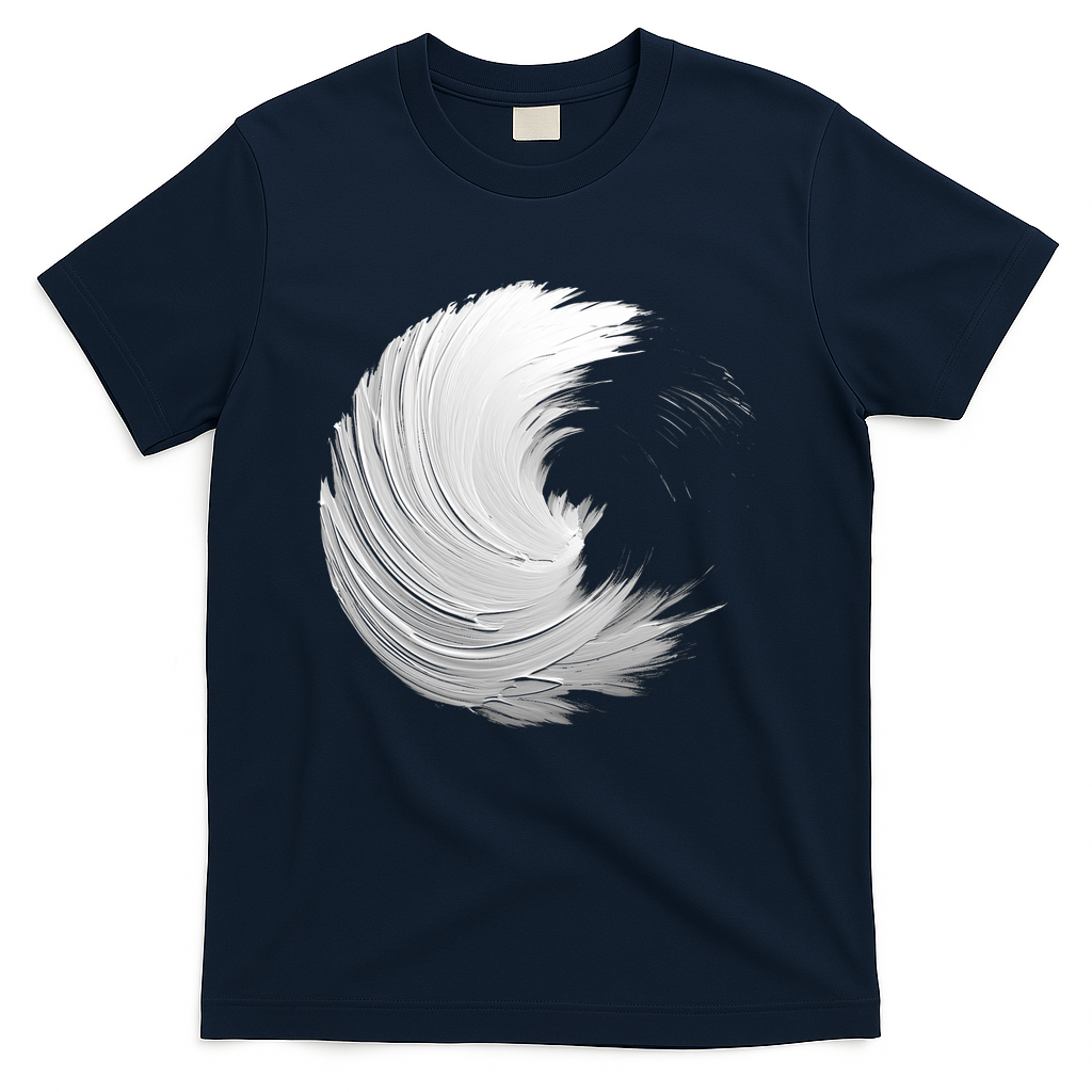 white on black - Navy