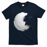 white on black - Navy
