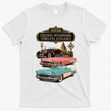 Timeless Elegance Cruising Woodward Ave M1 2026 T-Shirt - White