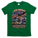 From Freedom Came Legends 2026 Woodward Cruise M1 T-Shirt - Irish Green