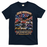 From Freedom Came Legends 2026 Woodward Cruise M1 T-Shirt - Navy Blue