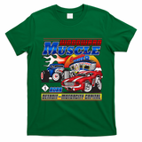 2026 Woodward Muscle M1 Cartoon Style T-Shirt - Irish Green