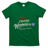 2026 Cruising Woodward Ave M1 Memories Pocket Print T-Shirt - Irish Green