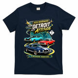 2026 From Detroit With Attitude A Michigan Tradition Woodward Ave M1 T-Shirt - Navy Blue
