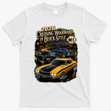 2026 Cruising Woodward In Buick Style Classic Car Art T-Shirt - White