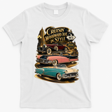 Cruisin' Woodward Ave In Style 2026 Classic Car M1 Golden Days T-Shirt - White