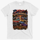 2026 Woodward  250 Years Of American Freedom Cruise Ave M1 T-Shirt - White