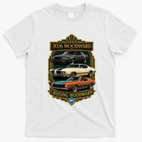 2026 Woodward Cruising Car Event Michigan M1 T-Shirt - White