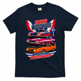 2026 Woodward Cruising Vintage Muscle Cars M1 T-Shirt - Navy Blue