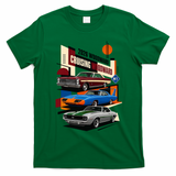 Cruising Woodward 2026 Vintage Car Cruise M1 T-Shirt - Irish Green
